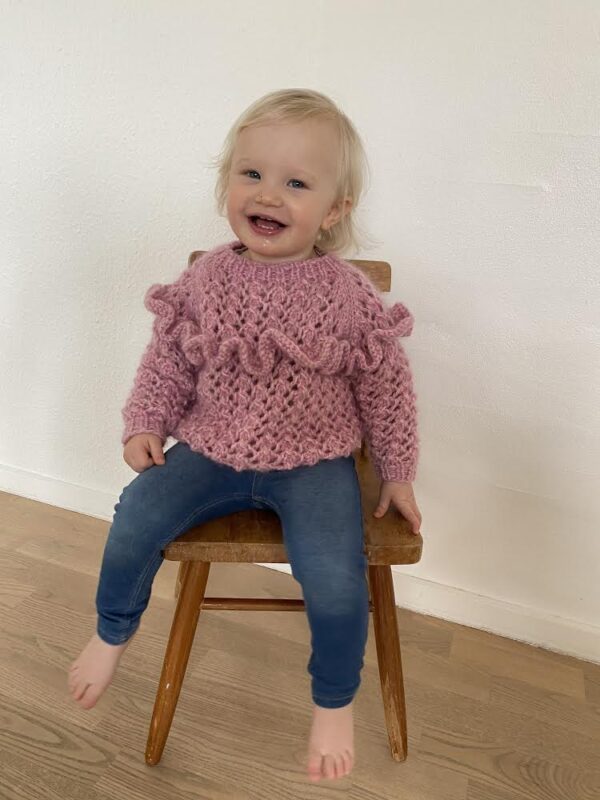Hindbær Sweater Junior - Image 2