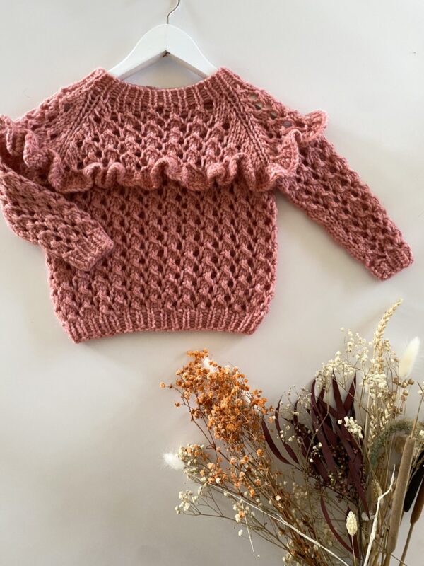Hindbær Sweater Junior