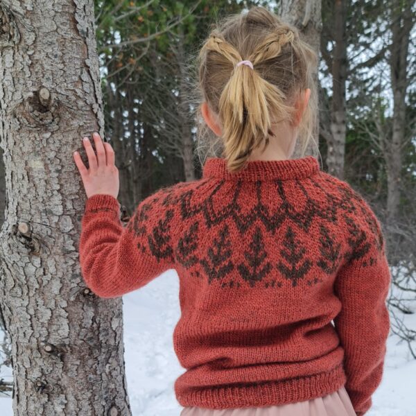 Sitkagreni Kids Sweater (EN) by Knitter from Iceland